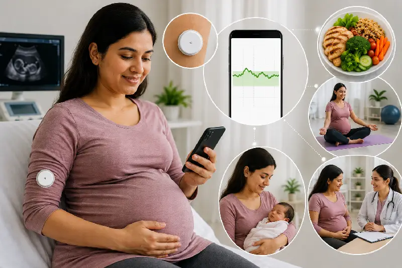 Case study: Use of Continuous Glucose Monitoring (CGM) in High-Risk Pregnancy with Diabetes.