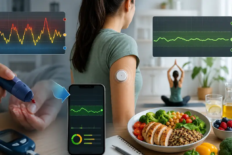 Case Study: Improving Unstable Glycemic Patterns Using Continuous Glucose Monitoring System (CGMS) and Dietary Optimization