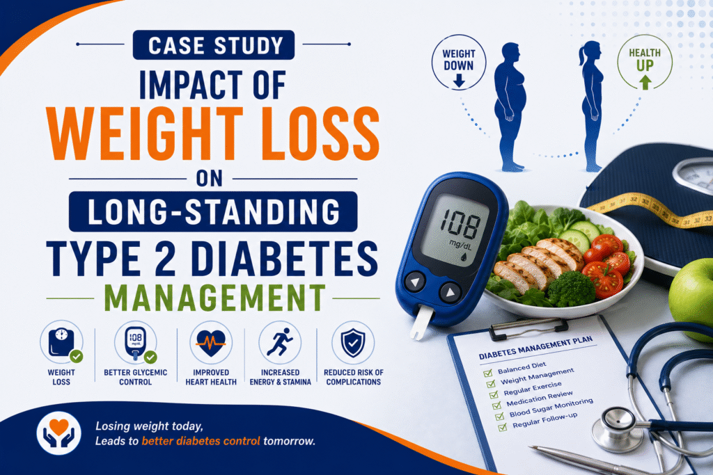 Case Study: Impact of Weight Loss on Long-Standing Type 2 Diabetes Management 1 Case Study Impact of Weight Loss on Long-Standing Type 2 Diabetes Management