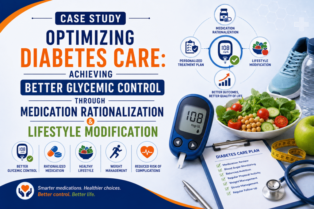 Case Study Optimizing Diabetes Care Achieving Better Glycemic Control Through Medication Rationalization and Lifestyle Modification